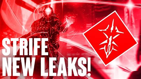 Destiny Leaks Strife Info Rd Darkness Subclass Leaks News Youtube