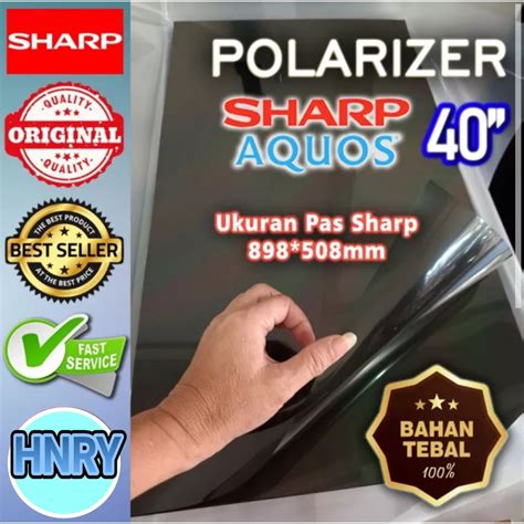 Jual Polaris Polarizer Tv Lcd Led Sharp Aquos Inch Derajat