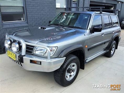 2002 NISSAN PATROL ST 4X4 GU III 4D WAGON