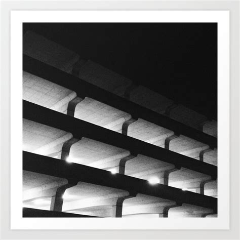 Parking Garage Art Print by Devin Fernandez | Society6