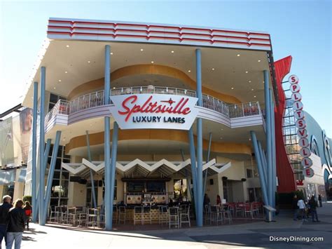 Review Splitsville Luxury Lanes Disney Dining Information