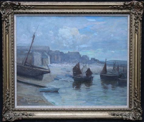 Francis Tysoe Smith St Ives Harbour British Art Cornish Seascape Oil