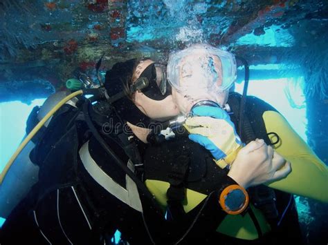 SCUBA Love Stock Photo Image Of Diver Dive Scuba Female 68711090