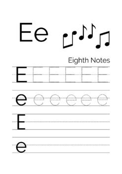 Musical Alphabet Worksheets by Modern Musical Printables | TPT