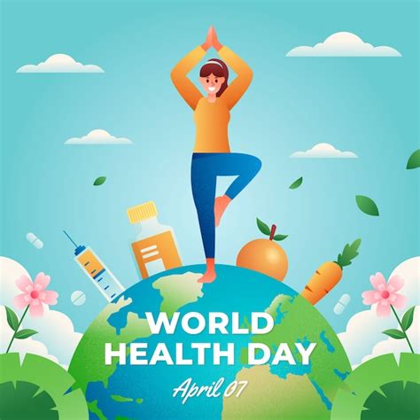 Premium Vector Gradient Illustration For World Health Day Celebration