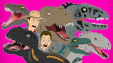 Entire JURASSIC WORLD THE MUSICAL Animated Song Series YouTube