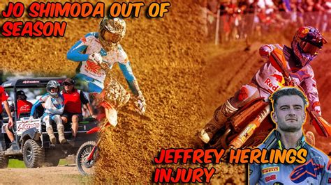 Jo Shimoda Broken Collarbone Out Of Promotocross This Season Jeffrey