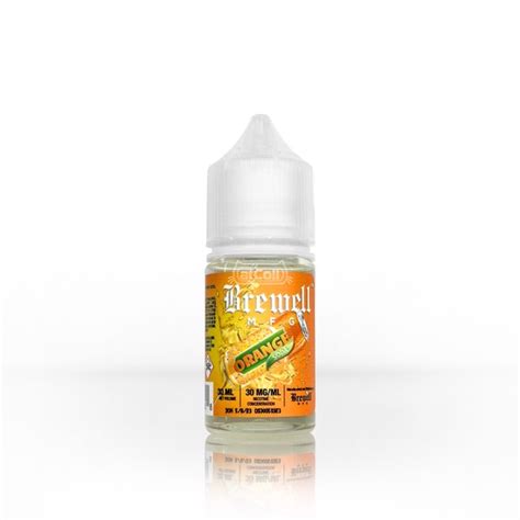 Brewell Orange Soda salt 30ml Cam soda mát nhẹ CatCoil Vape Store