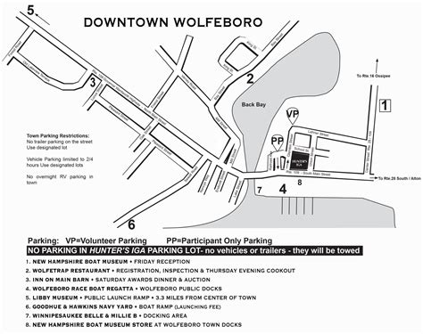 Parking Map Nh Boat Museum