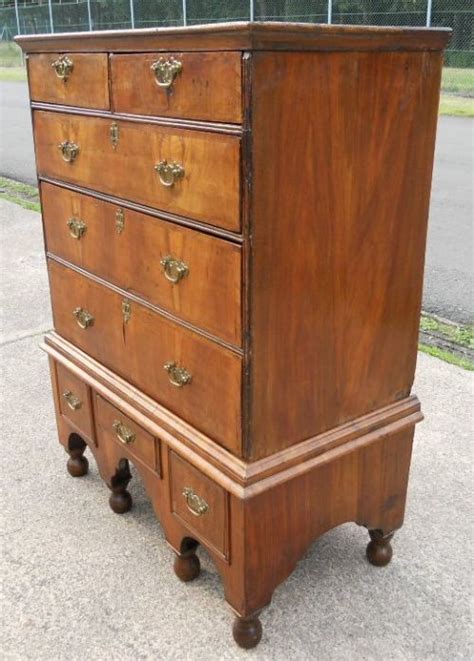 Queen Anne Period Walnut Chest On Stand Because You Don T Do New