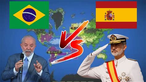 Quién ganaría en una GUERRA entre BRASIL y ESPAÑA WorldBox en