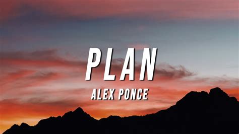 Alex Ponce Plan Letra Lyrics YouTube