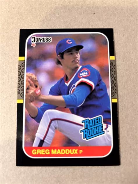 Donruss Greg Maddux Chicago Cubs Recrue Rc Neuf Eur