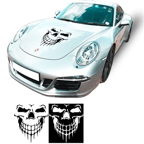 Car Stickers Decals D Skull Sticker Car Exterior Decoration For Cars