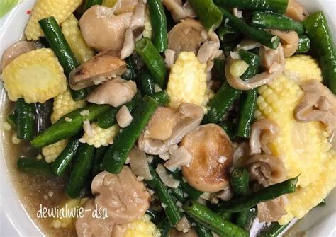 Resep Tumis Jagung Jamur Merang Oleh Dewialwie Cookpad