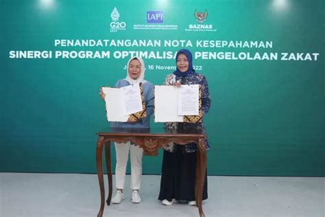 Optimalisasi Pengelolaan Zakat Baznas Kerja Sama Dengan Institut