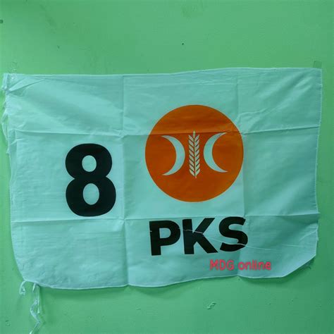 Jual Bendera Partai Pks Ukuran 60x90cm Shopee Indonesia