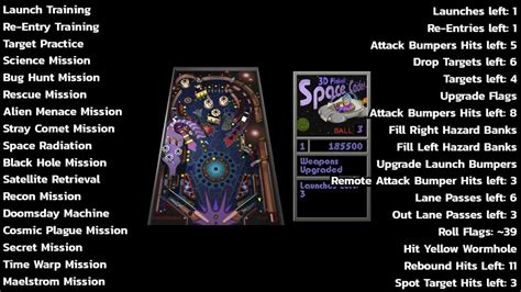 All Missions At Once Challenge 3d Pinball Space Cadet Youtube