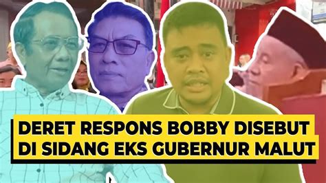 Parasot Deret Respons Bobby Nasution Disebut Di Sidang Kasus Dugaan