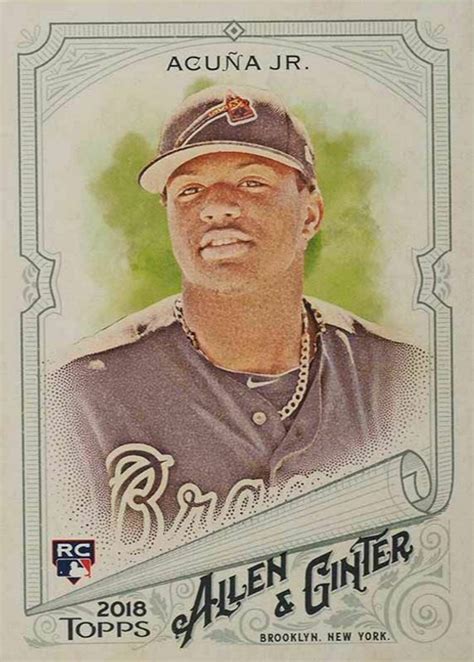 Ronald Acuna Jr 2018 Topps Allen Ginter 207 Base Price Guide