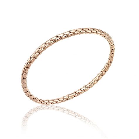 Chimento 18ct Rose Gold Stretch Bracelet - Bracelets from Bradbury's ...