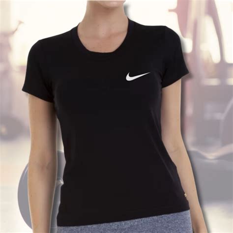 Camiseta Baby Look Dry Fit Esportiva Feminina Logo Prata Ideal Para