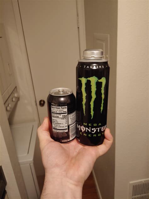 Monster Energy Drink Can Sizes