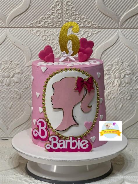 Dusty Pink Barbie Theme Cake Merciful Cakes