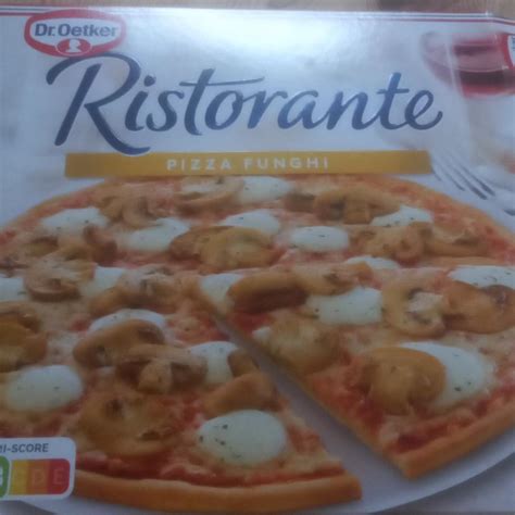 Піца грибна Ristorante Dr. Oetker - калорійність, харчова цінність ⋙ ...