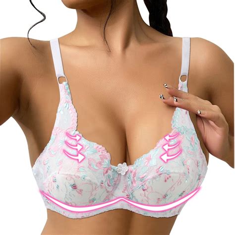 Dondpo Plus Size Lingerie Bras For Women Women Sexy Lace Bra Thorn Plus Size Underwear Bra