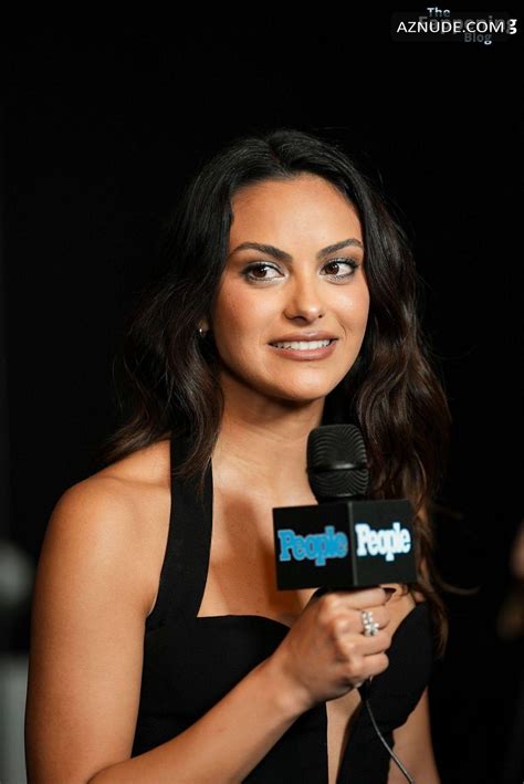 Camila Mendes Flaunts Her Hot Cleavage In A Stunning Black Dress At The Upgraded Premiere In New