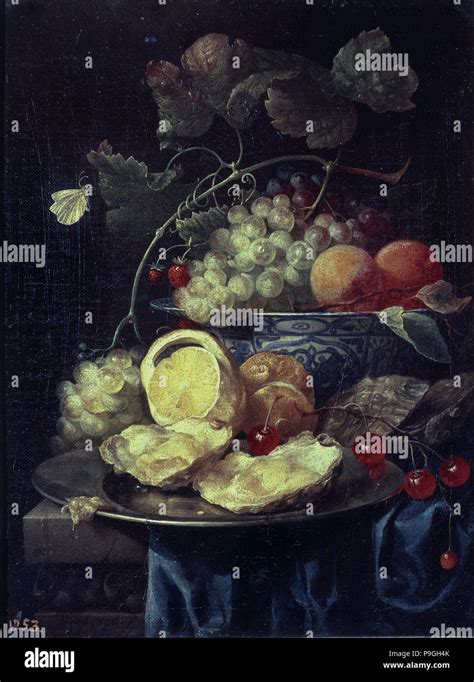 Still Life With Fruits By Joris Van Son Stock Photo Alamy