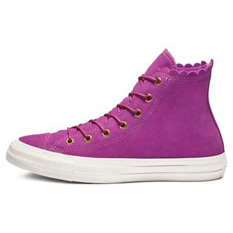Кеды Converse (Конверс) розовые высокие женские купить в Москве ...