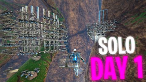 I Built The Most Insane Cliff Base SOLO In ARK YouTube