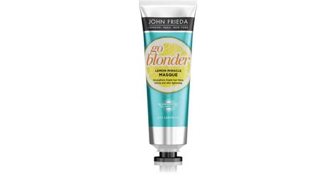 John Frieda Sheer Blonde Go Blonder Masque Pour Cheveux Blonds Notino Be