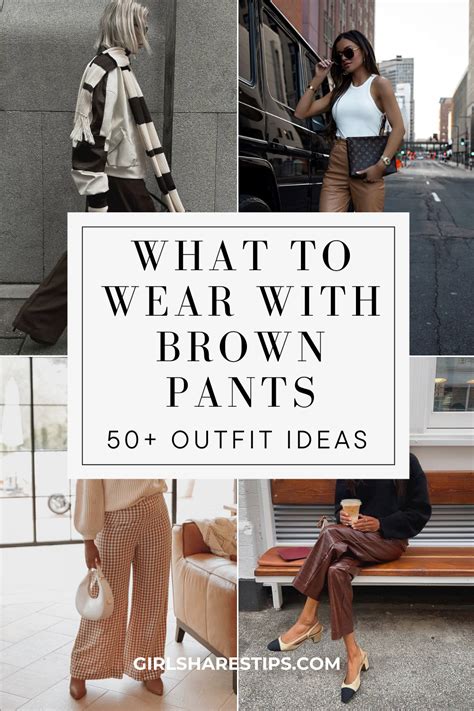 What To Wear With Brown Pants 50 Stylish Brown Pants Outfit Ideas To