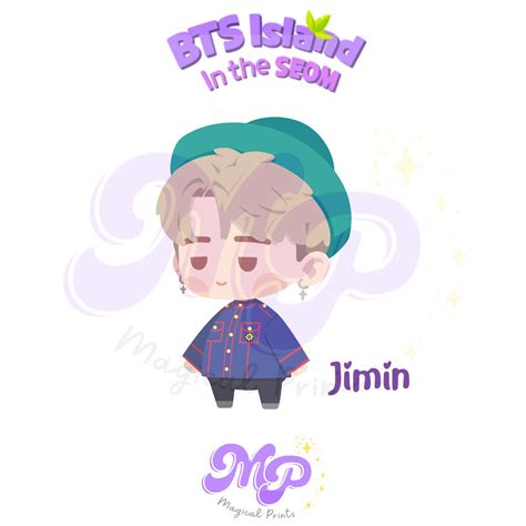 Bts Island In The Seom Special Pack Digital Stickers Png Files Etsy