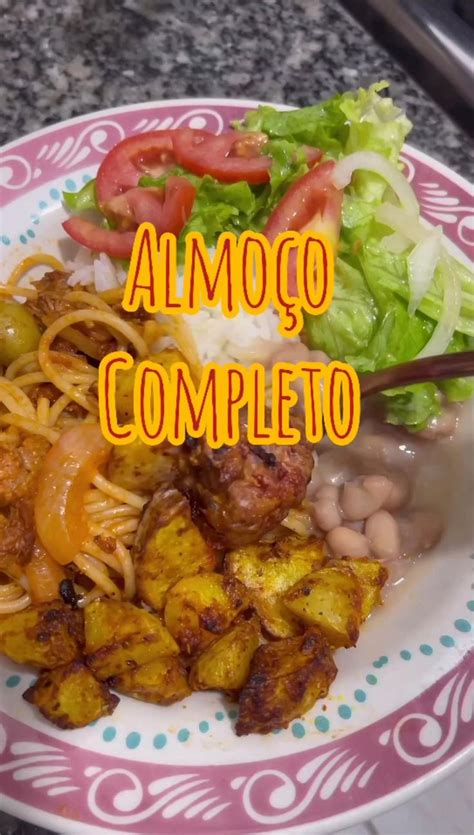 Como Se Escreve Almoço - Almoço Completo Rápido e Fácil [Vídeo] | Receitas, Almoço, Receita fácil