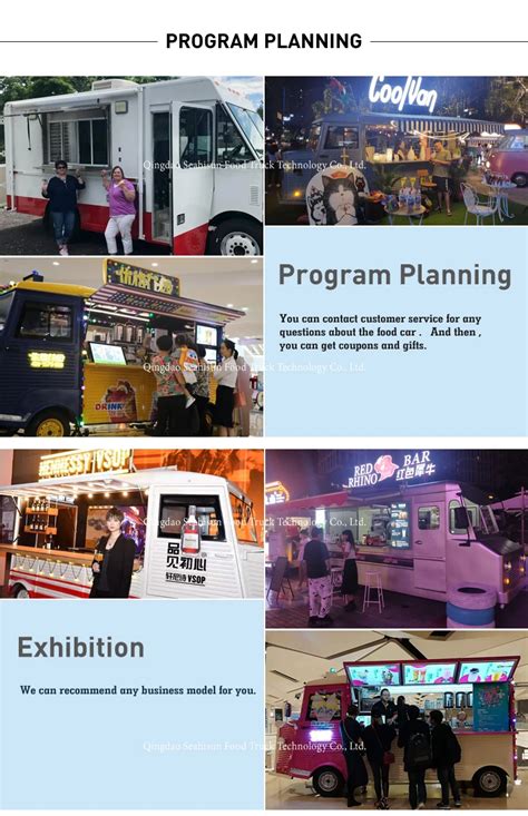 Ice Cream Truck Equipment Custom Bakery Food Truck Catering Snacks ...