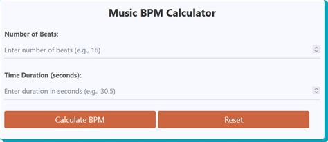 Bpm Calculator Music Beats Per Minute