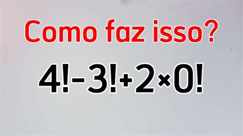 N O Erre Coisa Simples Exclama O Na Matem Tica Quest O De