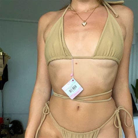 Cosmic Palms Swim Nude Bikini Top Wrap Around Poshmark