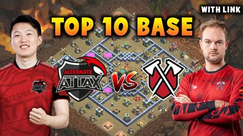 Top 10 Th14 War Base With Link ATN ATTAX Vs Tribe Gaming Bases