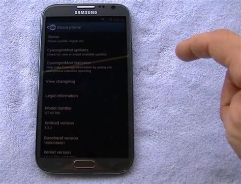 Samsung Galaxy Note Android Update Reviewed On Cm