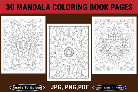 Mandala Coloring Pages Graphic By Mehedi Hassan Creative Fabrica