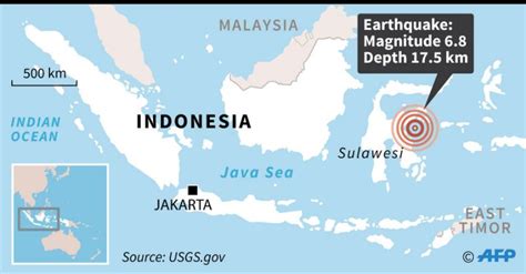 Tsunami Warning Lifted After Strong Quake Hits Off Indonesia Borneo