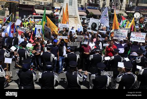 Ramallah Ribera Occidental Territorio Palestino Aug Los