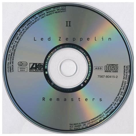 Led Zeppelin Remasters 2cd Cd