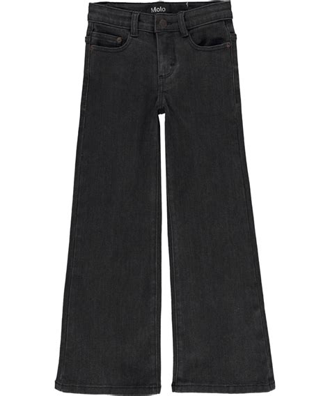 Asta Washed Black Black Jeans In Bootcut Molo