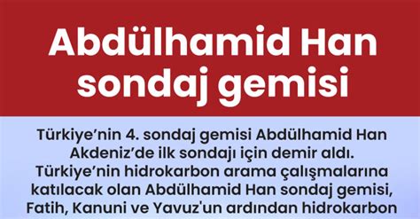 Abd Lhamid Han Sondaj Gemisi